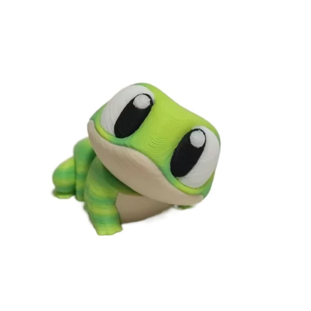Collection Simulation Gecko Frog Model Joint Movable Frog Animals Ornaments  Computer Ornament