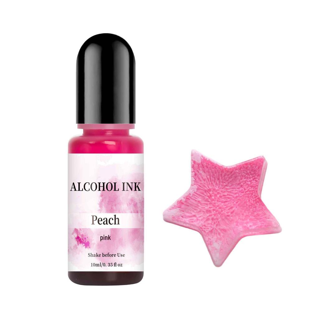 Automatic Diffusion 3D Bleeding Effect Crystal Epoxy Colorant - 30-Color DIY Alcohol Ink Set