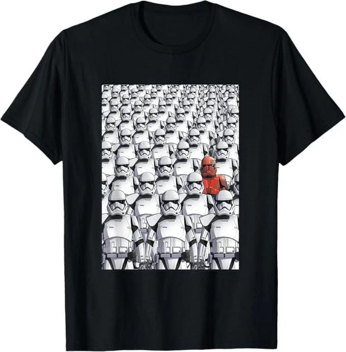 Unisex Adult Casual Graphic Star Wars Red Commander Stormtrooper Cl... XXXXL