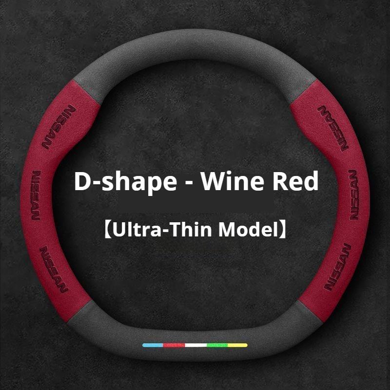 AUW3 Car Steering Wheel Cover Nissan Qashqai Juke X-Trail Patrol Note Leaf Altima Maxima Micra Murano Rogue Pulsar Sentra Teana Tiida