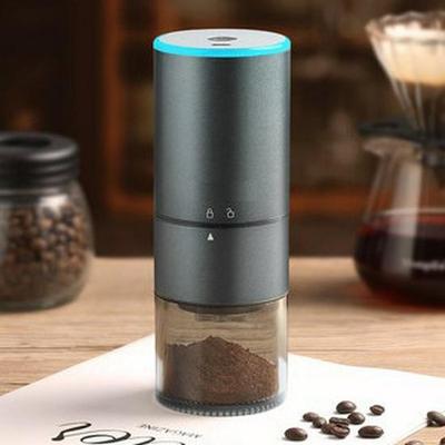 Wiederaufladbare elektrische Kaffeebohnenmühle mit Stahlkern