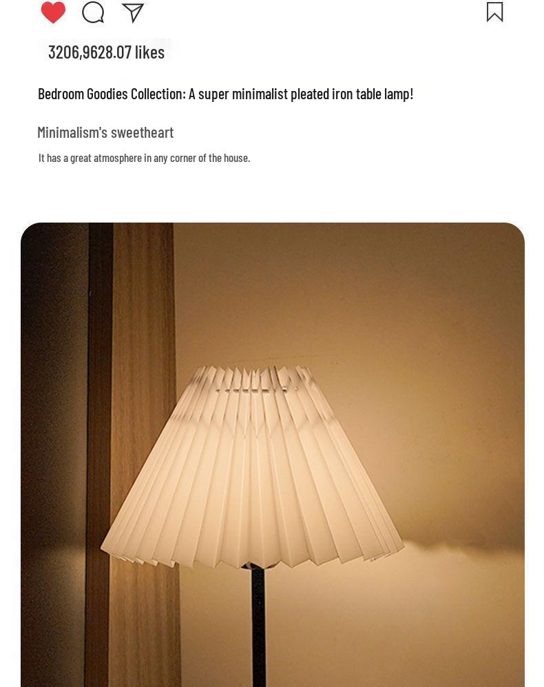 Nordisches Retro-Falten-Nachtlicht mit Fernbedienung für Schlafzimmer & Kinderzimmer