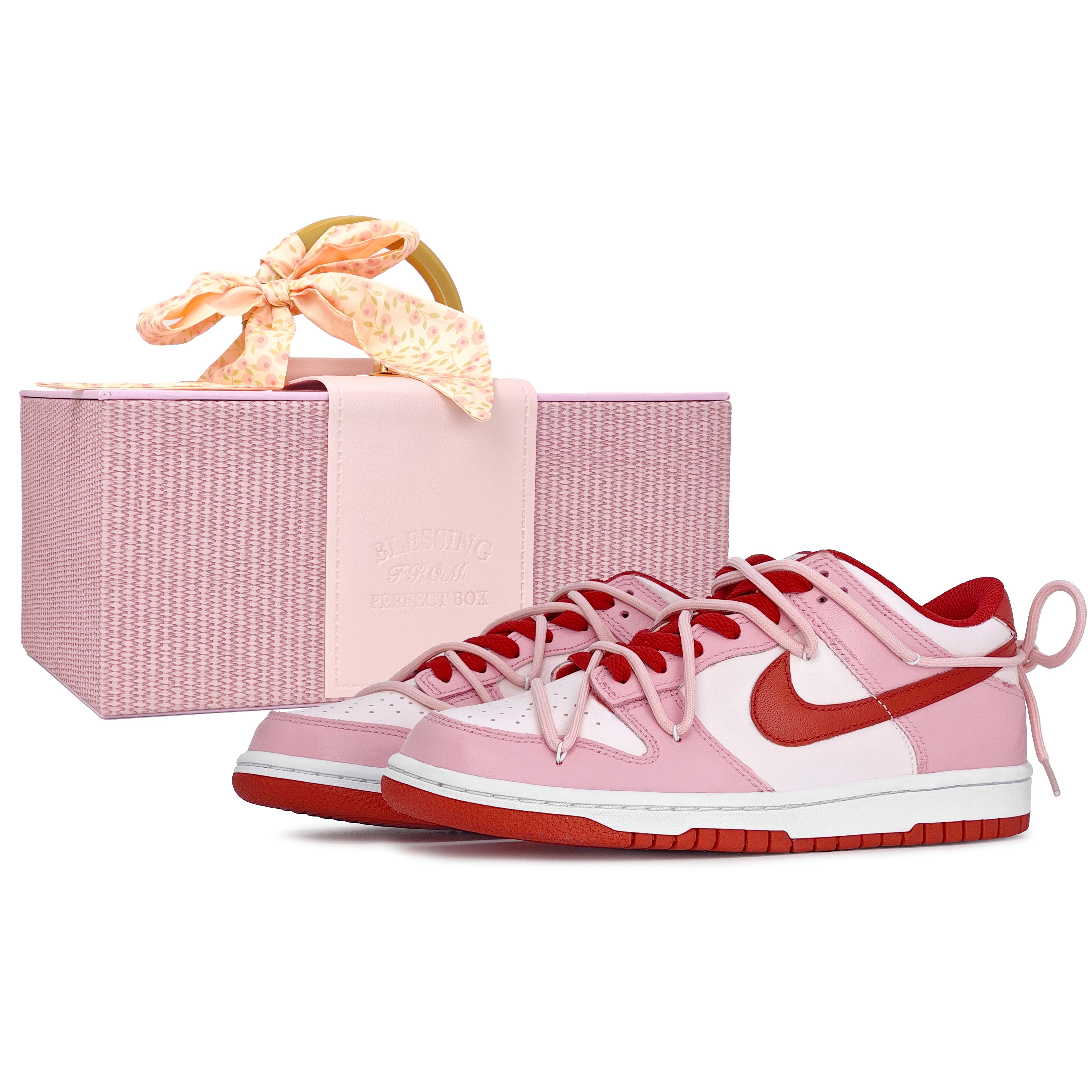 

Nike Dunk Peach Blossom Abrasion Resistant Abrasion Resistant Low top Skateboard Shoes Women s Pink DD1873-116(Team318-SBOX) 38.5