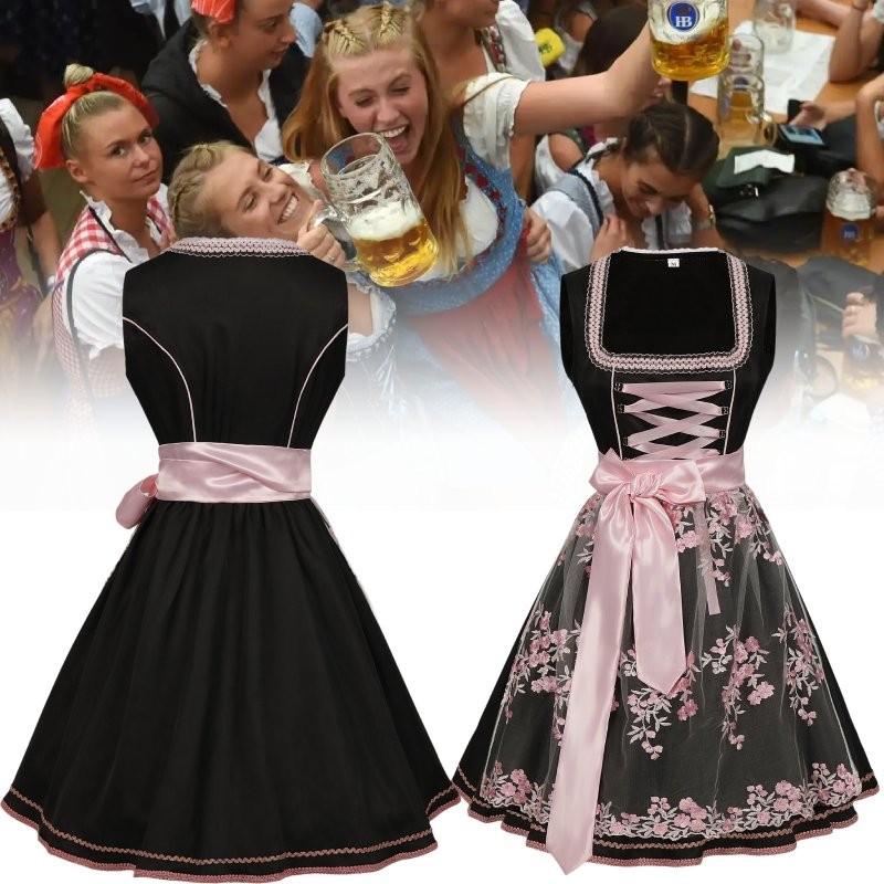 Women Cosplay Oktoberfest Dresses Slip Skirt Festival Stage Clothing Performance