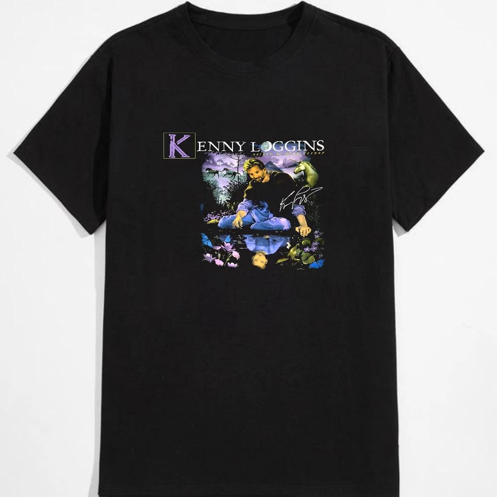 Vintage kenny loggins tour shirt black unisex s2xl S