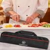 Tecido Oxford de dupla camada, resistente a arranhões, kit de ferramentas para estudantes estilo ocidental, bolsa para facas, portátil, bolsa de chef, grande capacidade, bolsa de armazenamento para facas