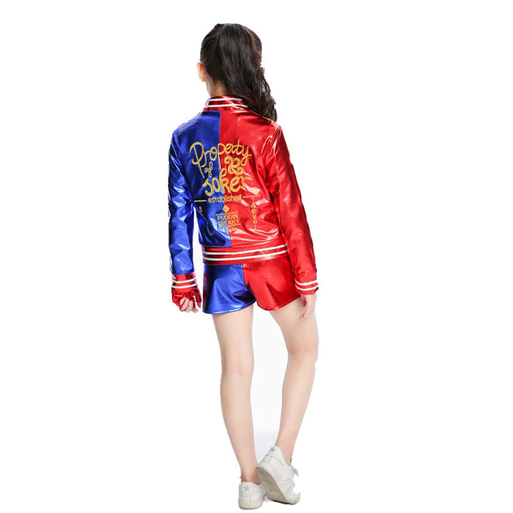 Harley Quinn Joker Cosplay Event Performance Festival Anime Costume Size [Formemory] Costume, Costume, Costume, Gift, Costume, Costume, (Kids 130)