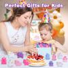 24Pcs Unicorn Mochi Squishy Toys For Kids Unicorn Birthday Party Favors Pinata Filler Mini Animals Stress Relief Fidget Toy Gift