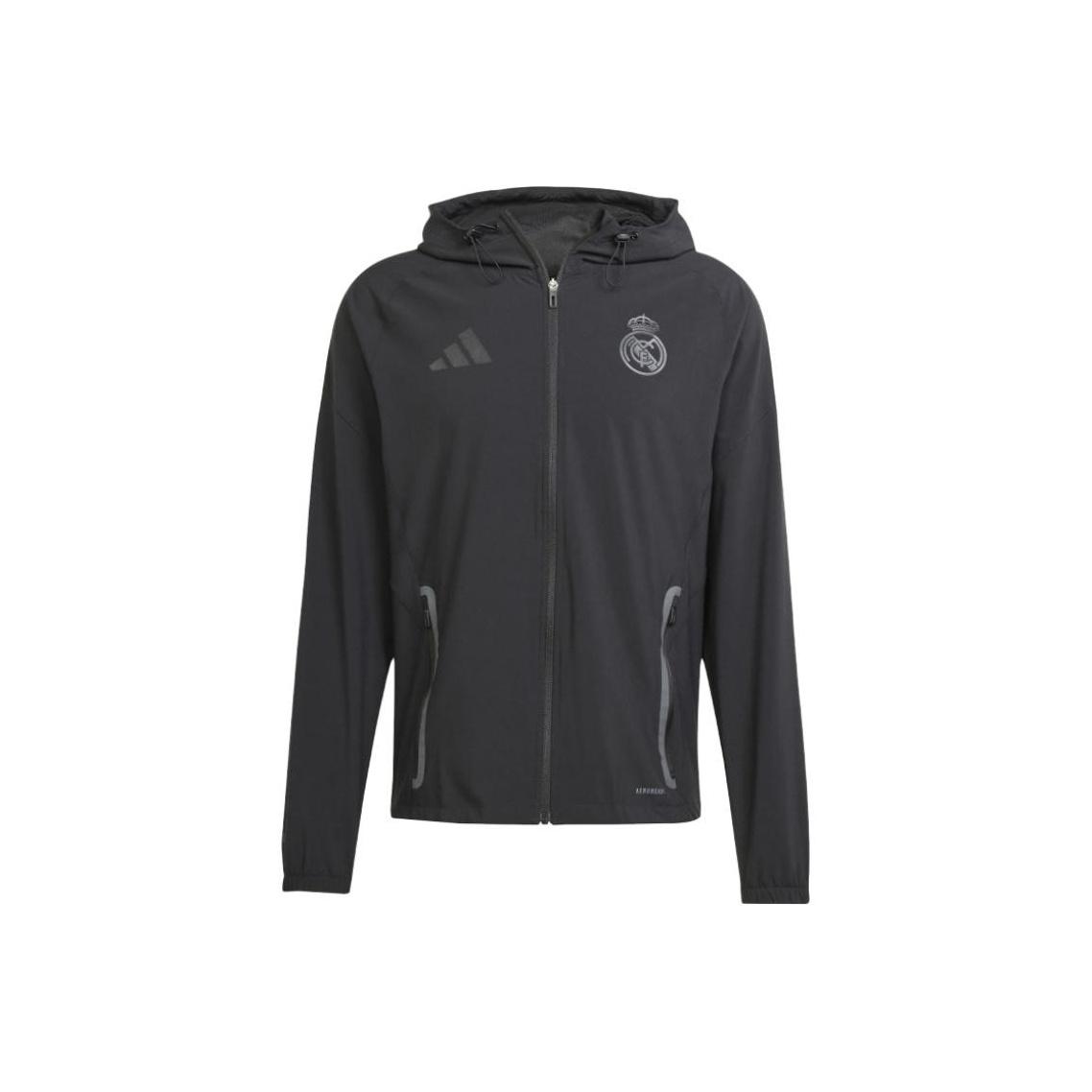 

Adidas Куртка для путешествий Real Madrid Tiro 25 Competition Vis Tech AEROREADY Ветрозащитная Водонепроницаемая Влагоотводящая Приталенная Куртка с капюшоном JW4688 S