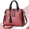 Female Handbag Fashion Tassel Women Shoulder Bag Large Capacity Casual Rivet Zipper