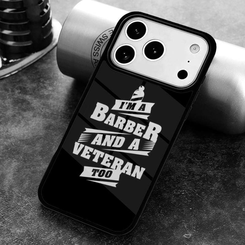 Barber Vintage Classic Barber Retro Distressed Phone Case For iPhone 17 16 15 14 13 12 11 Pro Max Plus 17Air Soft Silicone Cover