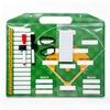 Baseball Coaching Board Portable Erasable Magnetic Lineup Board Strategy Marker Board Double Sided 35x30CM