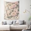 Elegant Snake and Peony Tapestry Beautiful Art Wall Hanging Essential Home Decor
