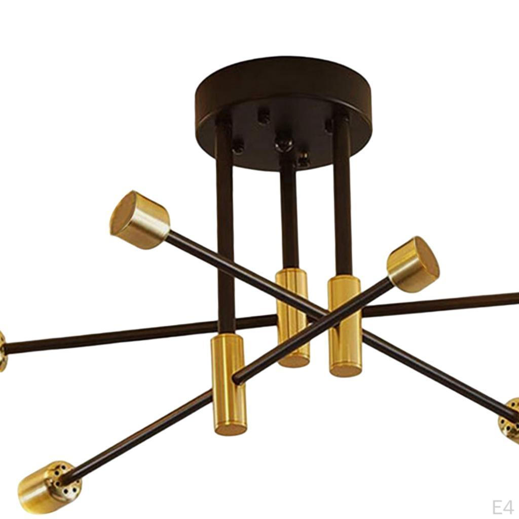 Modern Sputnik Chandelier Ceiling Light for Living Room Dining Hallway