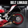 Scale 1:9 1199 V4S Motorcycle Car Model Toy Linkage Wheel Steering Shock Absorption Motorbikes Models Toys Kids Presents