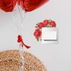 Warm Valentine's Day Red Rose Bedroom Restaurant Background Switch Decoration Self Adhesive Removable Stickers