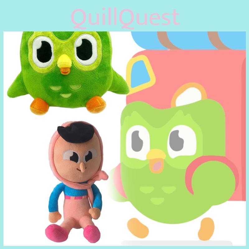 Children Duolingo Plush Owl Toys Fabric Cover Language Training Gifts Festival