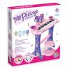 Pianino Keyboard Dzieci Organy Stołek Mikrofon Mp3 37 Klawiszy Mikrofon