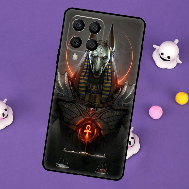 Egypt Nefertiti Anubis Ankh Cover For Samsung Galaxy M55 M15 M33 M13 M23 M53 M31 M51 M14 M34 M54 M20 M30s M52 M32 Case