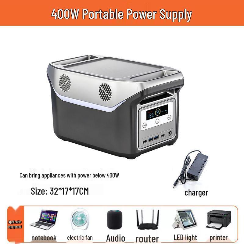 220V Portable Solar Power Supply: 2000W Large Capacity for Household Emergency & Lighting