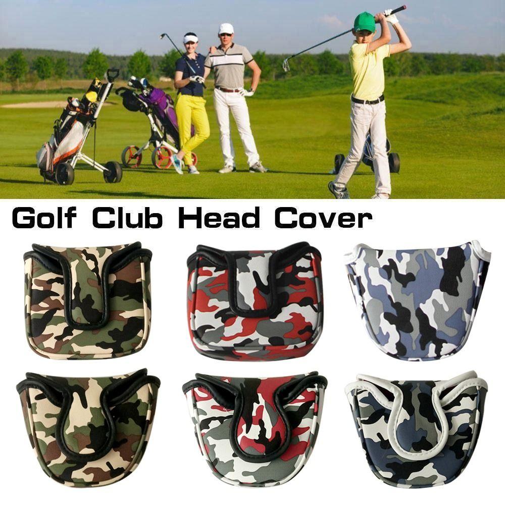 

PU Practical Outdoors Golf Rod Sleeve Golf Club Covers Protective Headcover Golf Putter Head Cover