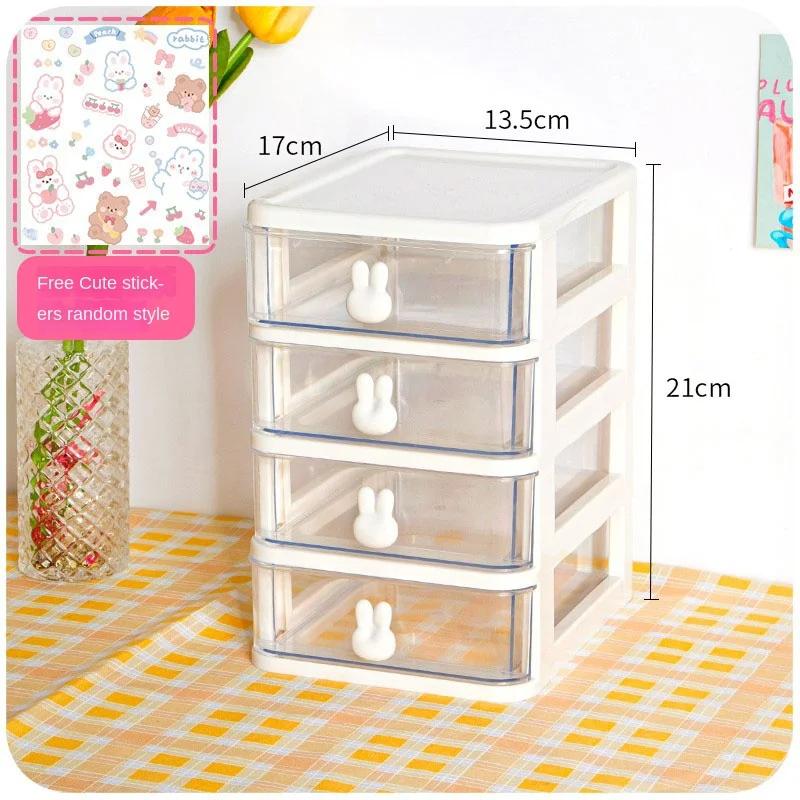 Plastic Hair Accessories Storage Box for Children, Desktop Organizer, Hair Clip, Jewelry, Head Rope, Rubber Band, Kids, Girl