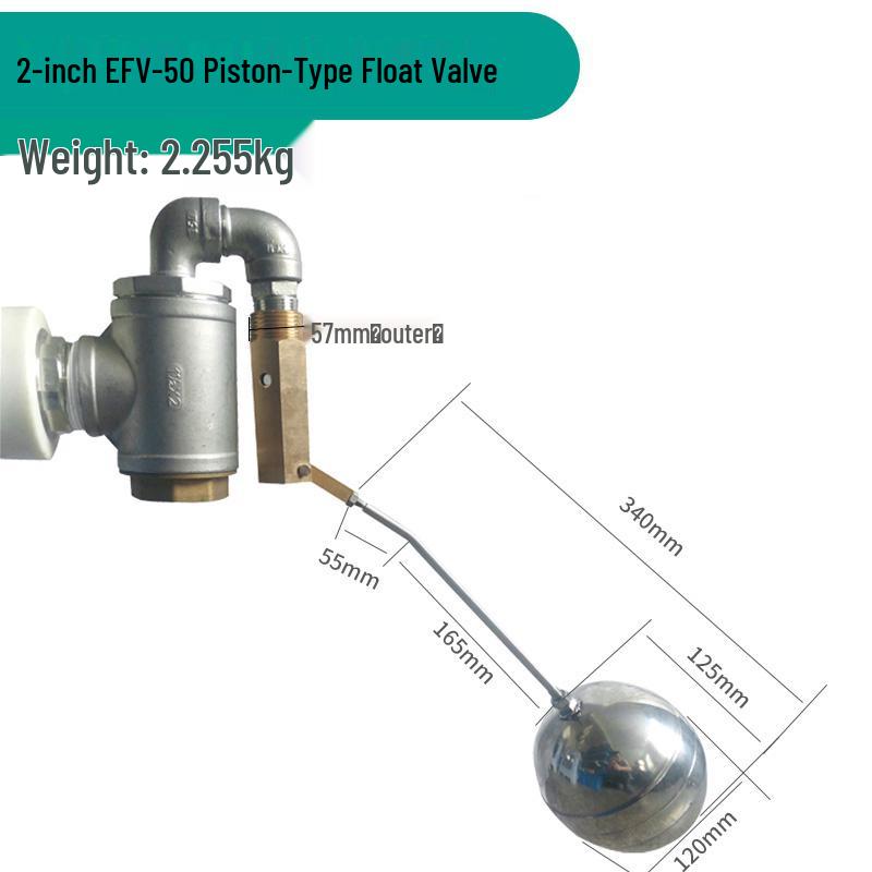 ELEKO Stainless Steel Automatic Water Level Float Valve Controller