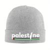 Palestine Palestinian Knitted Caps for Women Unisex Beanies Winter Hat Acrylic Hip Hop Caps