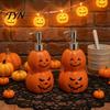 Festive Countertop Storage Halloween Pumpkin Soap Dispenser, Refillable Lotion Liquid Hand Bottle, Holiday Pump Durable Vinyl Press Type Dispensing