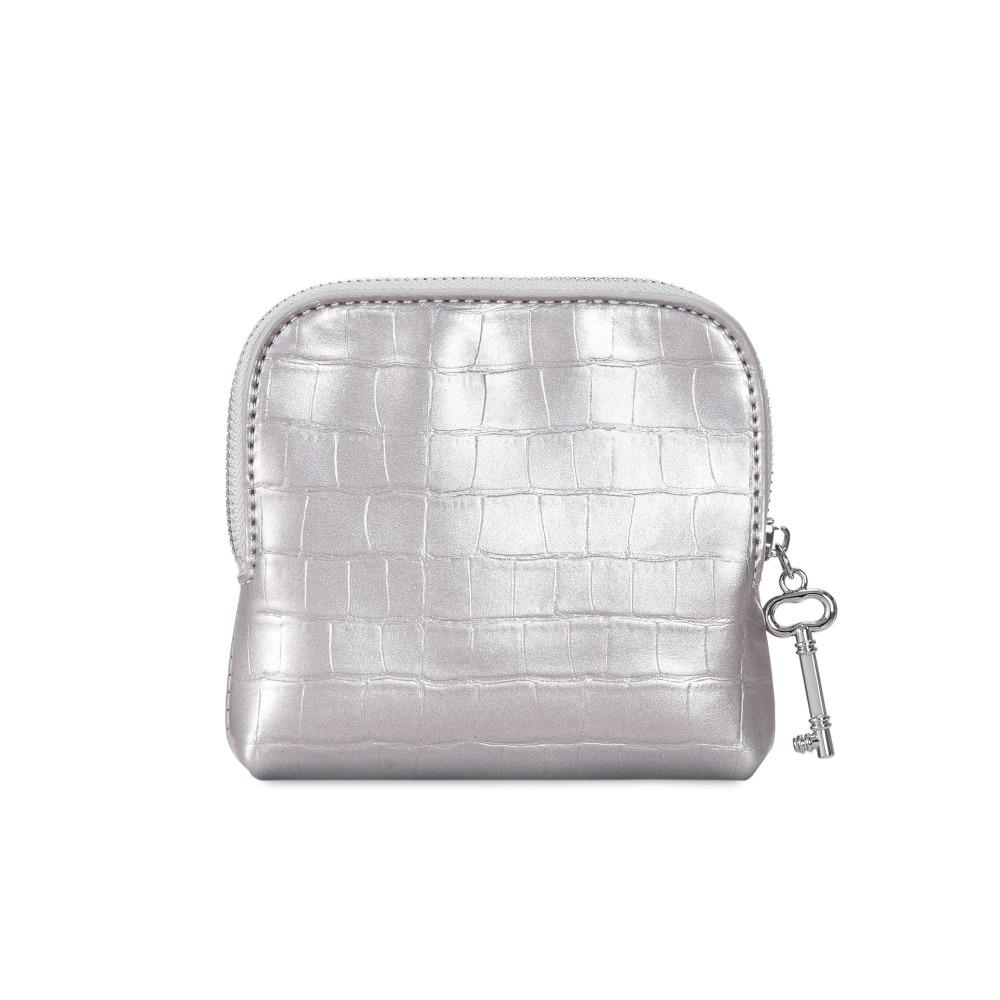 Elegant PU Leather Jewelry Storage Bag Anti-lost Design Portable Jewelry Organizer  Gift серебряный