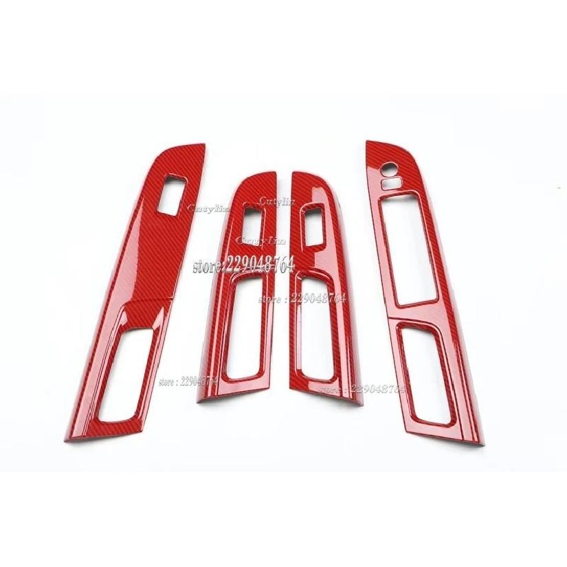 LHD RHD For subaru WRX WRX STi 2014- ABS Window Switch Panel Cover Trim Armrest Panel Lift Button Decoration Styling