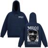 Rapper Milo J Vintage Grafische Hoodie Mannen Vrouwen Mode Hip-hop Pullover Lange Mouwen Casual Harajuku Hoge Kwaliteit Sweatshirts