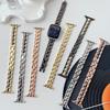 Slim Metal Watch Straps for Apple Watch Band 38 40 41 42 44 45 46 49mm Dressy Slim Wristband Strap for iWatch S11 10 9 8 7 6 5 4