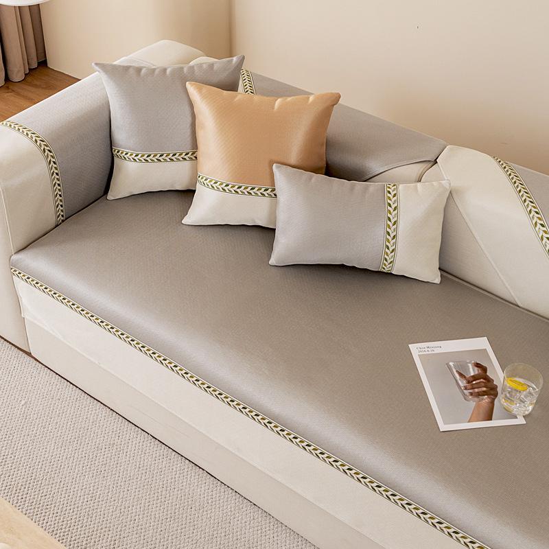 New Summer Ice Silk Sofa Cushion Mat Seat Cushion Non-Slip Sofa Cover Universal Sofa Cover Towel