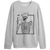 Women Halloween Casual Printing Long Sleeve Sweatshirt Pullover Tops Blouse