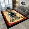 Guns n'roses band retro print carpet fashion home decoration non -slip carpet photography propsmal area rug birthday gift