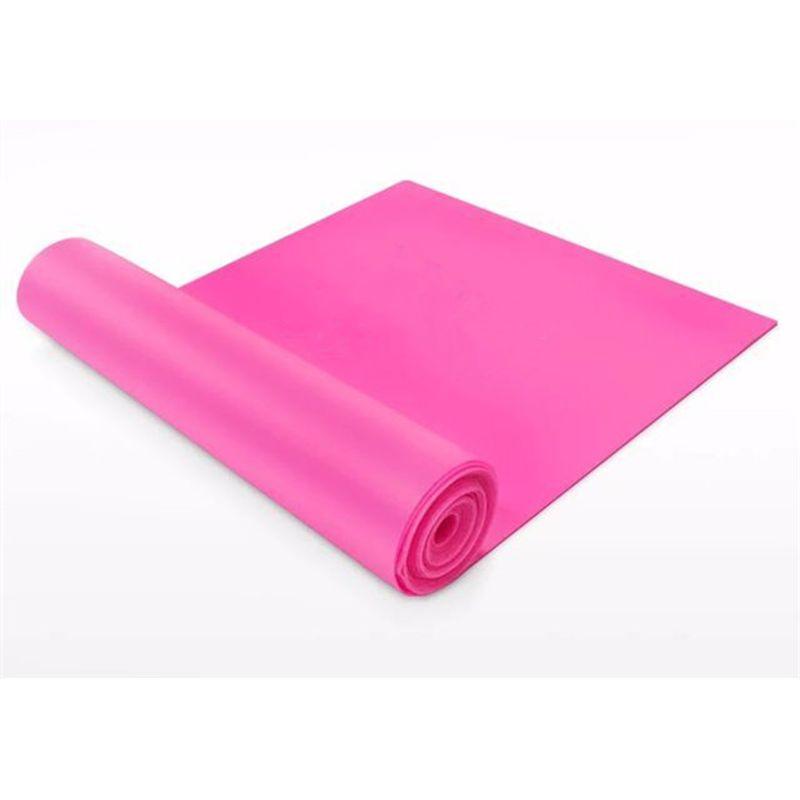 

Elastic Belt Open Shoulder Beauty Back Fitness Female Resistance Band Male Strength Training Yoga Rehabilitation Training Back Pulling Rope Pink 1500*150*0.35mm