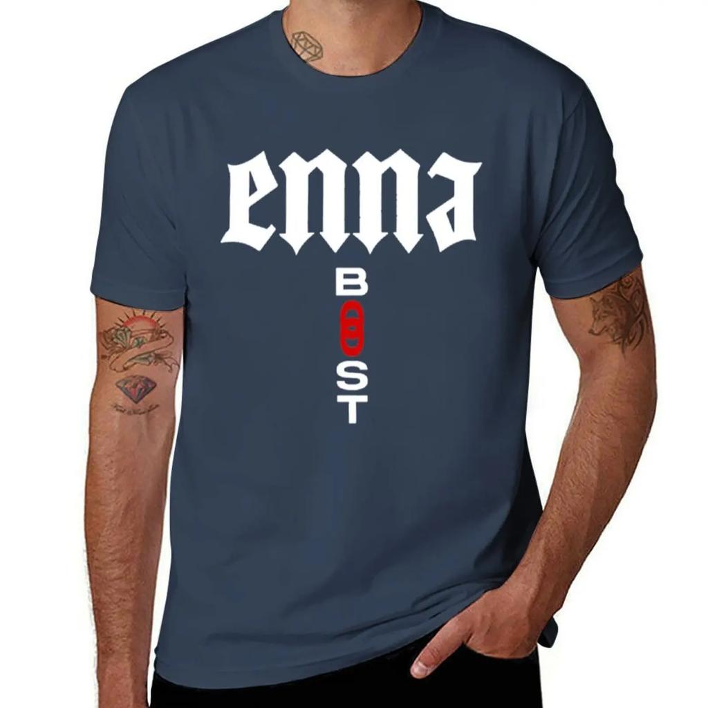 Enna boost PLK T-Shirt summer tops street wear blacks shirts men