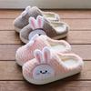Children's cotton slippers cute cartoon little rabbit mid-child slippers small children's home shoes