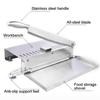 Manual Bone Cutting Machine Stainless Steel Mutton Rolls Cutter Multifunctional Meat Slicer  Rib