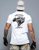 2026 Vintagetactical Graphic Tshirt Men Women Helmetskull Backprint Distressed Military Short Sleeve Crew Neck Casual Tops