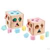 Shape Sorter Toy - Childrens Blocks Includes 1 Color Recognition Toys with Colorful