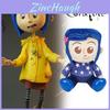 Encantadora Boneca de Pelúcia Coraline Phunny Coraline com Design de Banshee Azul Para Colecionadores