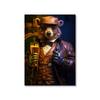 Tierkostüm Gentleman Trinkender Gorilla Löwe Hase Bier Bilder Lustige Bar Wandkunst Leinwandbild Heimdekoration
