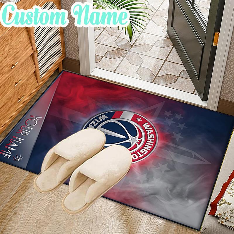 Custom Name Washington basketball Logo Rug Office Rug Chair Mat Non Slip Carpet Rugs for Bedrooms Dining Room Living Room Home Decor gifts