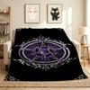 Pentagram Art Flannel Blanket Throw Blanket Soft Warm Sofa Bed Camping Car home Decor Unique Christmas Gift C930734