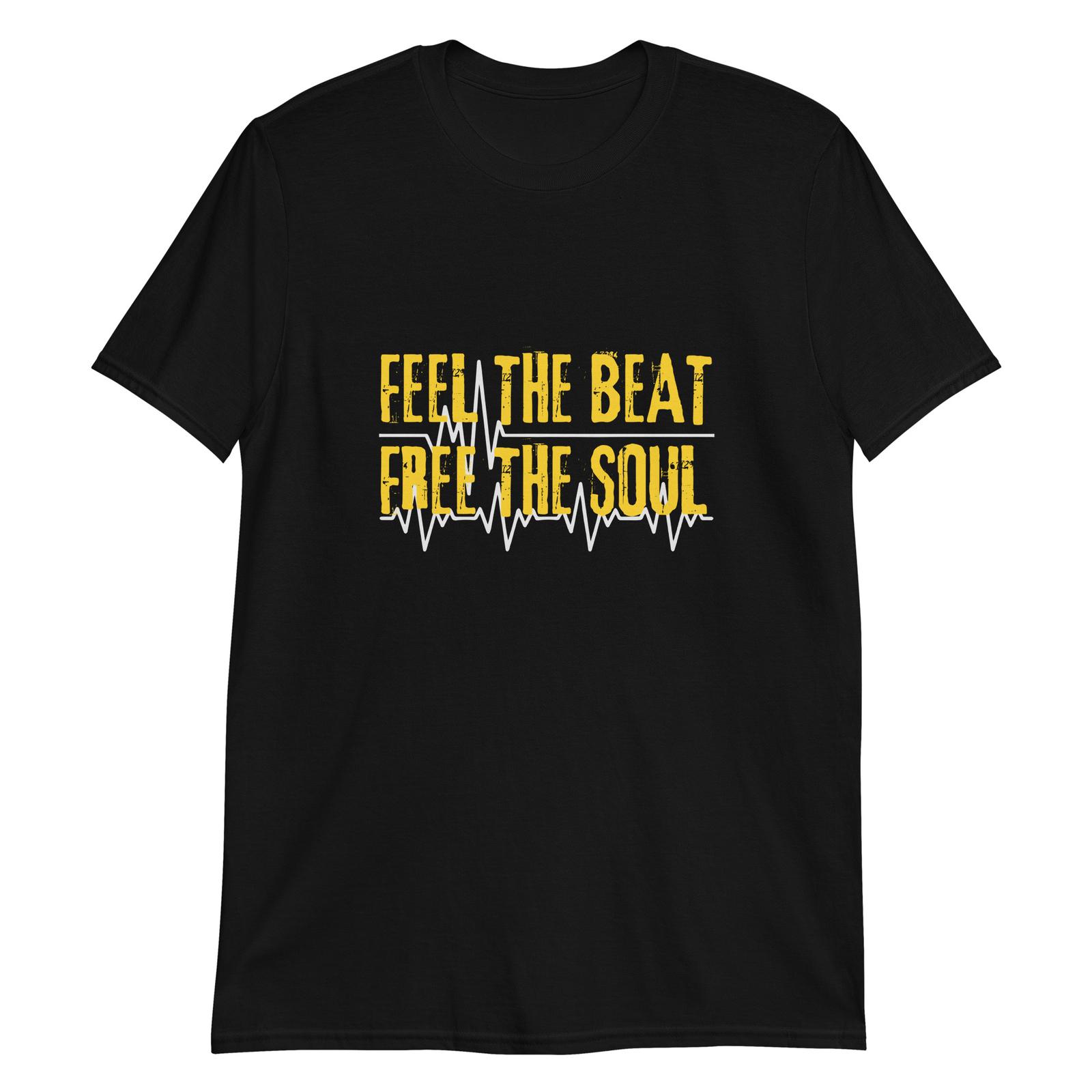 Feel the Beat, Free the Soul: Heartbeat T-Shirt Mens Womens Tees Top 4XL
