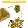 100 Sheets Aomily 9x9cm K Pure Practical Shiny Gold Leaf for Gilding Funiture Lines Wall Crafts Handicrafts Gilding Decoration