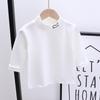 Kids' Velvet High Collar Long Sleeve Top for Autumn/Winter