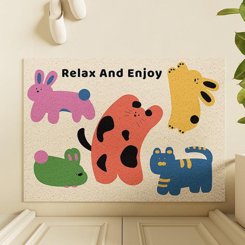 

Дверные коврики, бытовые коврики из ПВХ с шелковым кольцом для крыльца, дверные коврики, дверные коврики, придверные ковры 40X60cm 15.7X23.6in